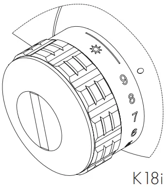 KAHLES K4i FLASHING TARGET ACQUISITION WITH FIXED MAGNIFICATION - MAX LIGHT Function