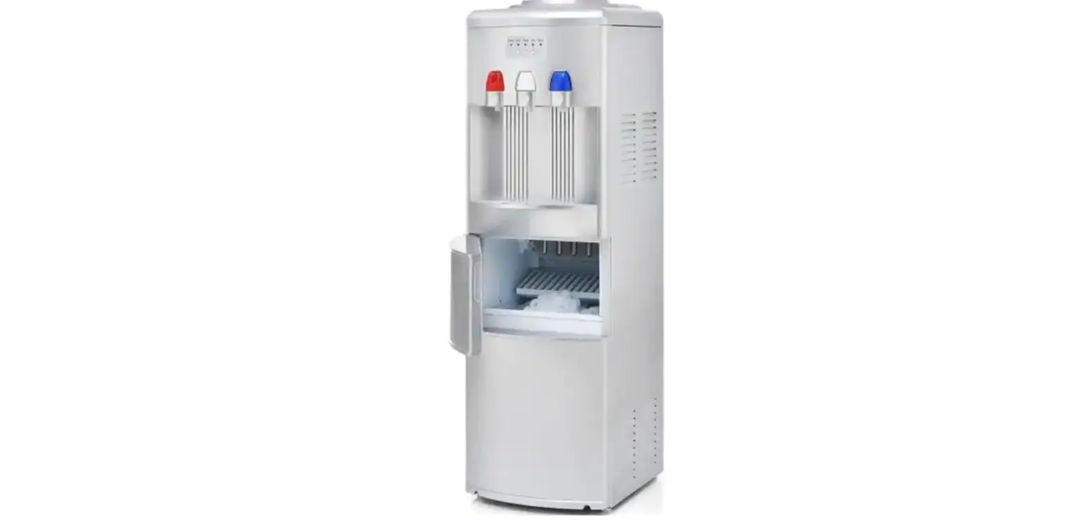 Merax Multifunctional 27 Ib Freestanding Ice Maker Top Load Water Dispenser User Manual