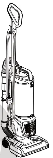 Vacmaster Respira UC0412EUK Bagless Upright Vacuum Cleaner