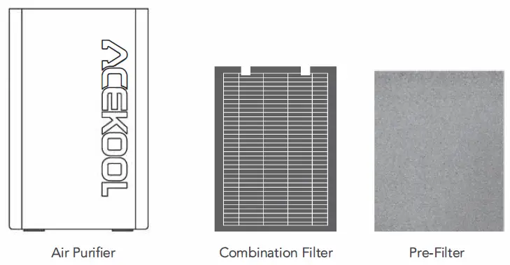 ACEKOOL H13 True HEPA Air Purifier for Home Large Room-fig1