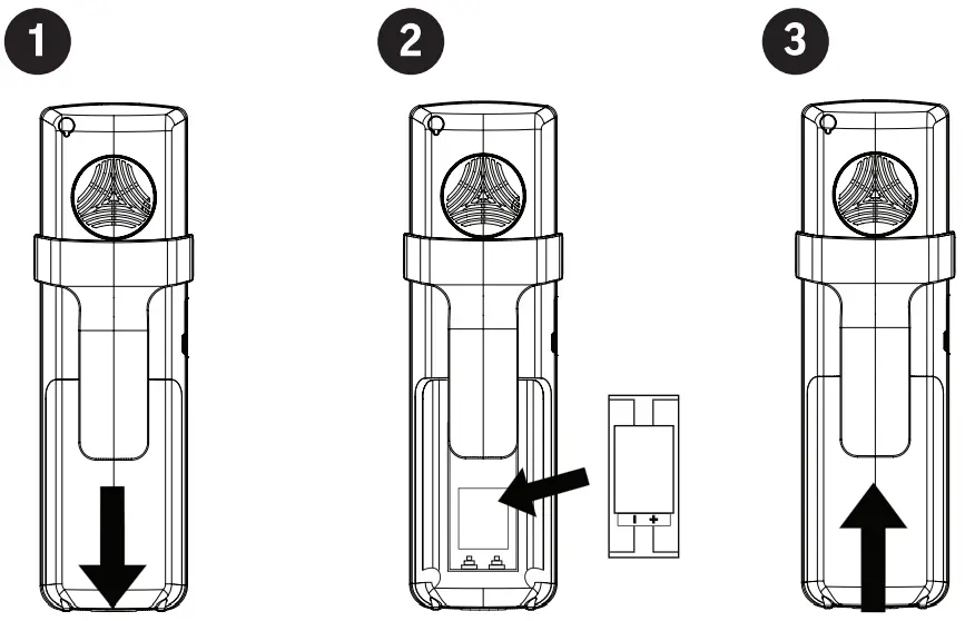 Install Handset Battery