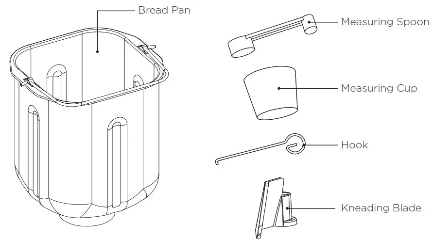 WOLFGANG Electronic Bread Maker--Actual product may diff