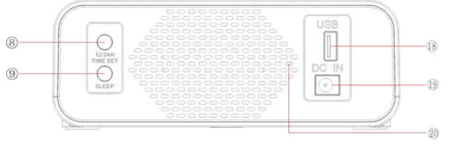 LENOX CRW25 Wireless Charging Alarm Clock User 3