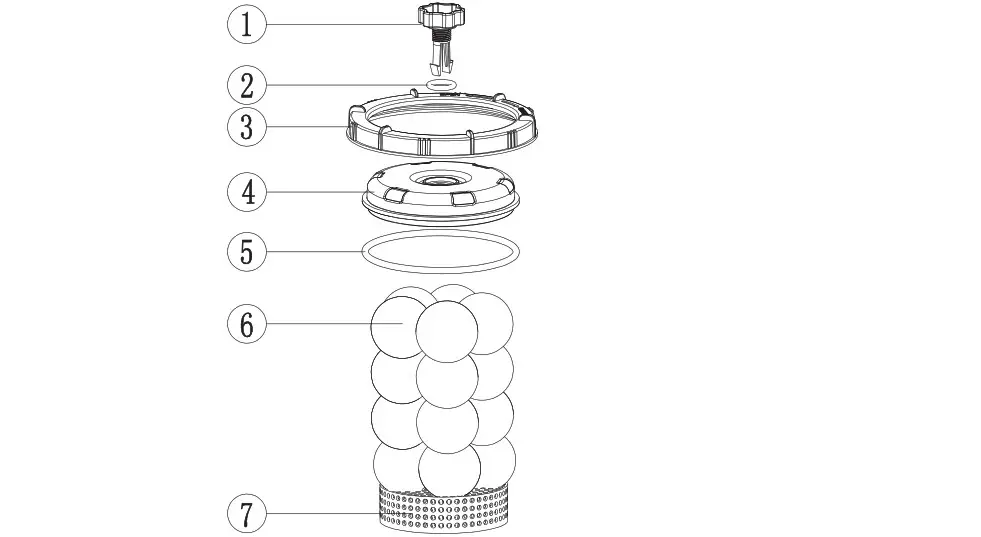 Gre Cartridge Filter with Aqualoon 14