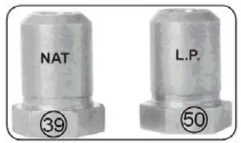 PATRIOT PT-G24-M Gas Countertop Griddle - orifice fittings