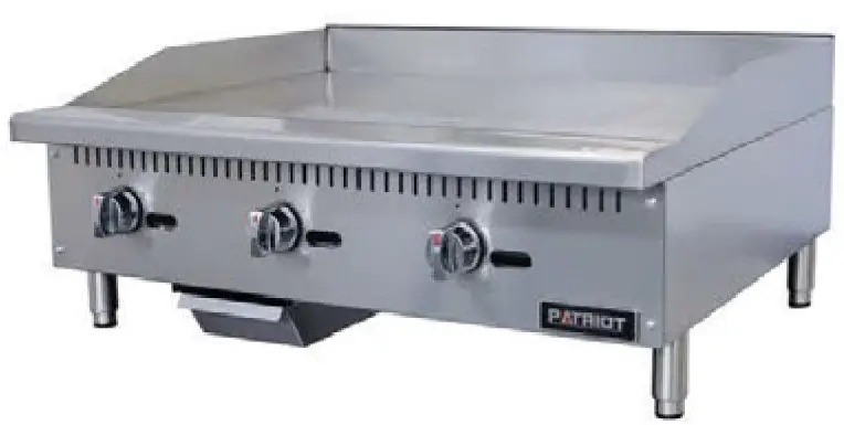PATRIOT PT-G24-M Gas Countertop Griddle