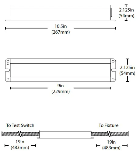 NICOR EMB250 Emergency Driver - PRODUCT INFORMATION