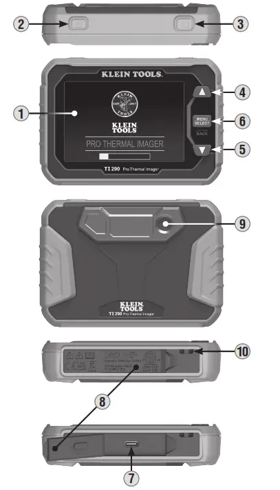 KLEIN TOOLS TI290 Rechargeable Pro Thermal Imager -Fig 5