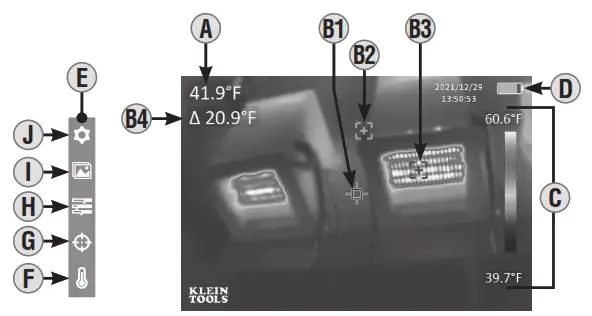 KLEIN TOOLS TI290 Rechargeable Pro Thermal Imager -Fig 6