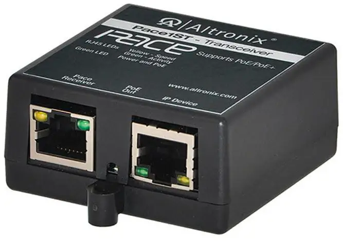 Altronix Pace1STR IP and PoE Over Extended Distance CAT5e
