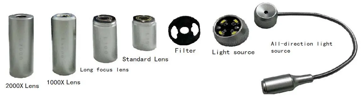 Supereyes B011 500X Handheld Digital Microscope - 1