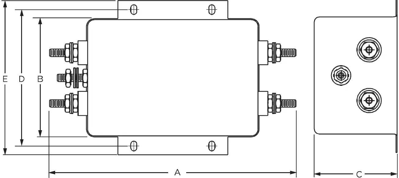 TE connectivity EMC6 Single Phase Filters 07