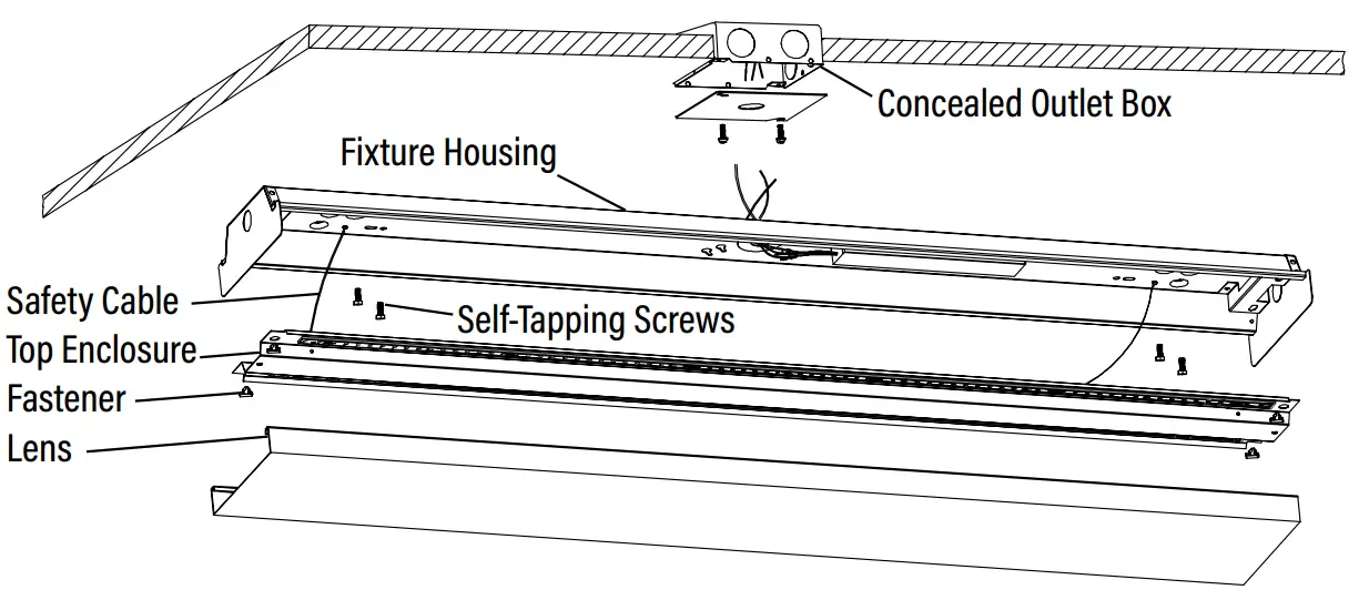 PQL-556178WEM LED Spec-Select Wrap Installation illustration