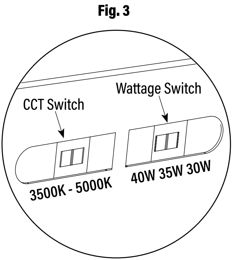 PQL-556178WEM LED Spec-Select Wrap Installation illustration