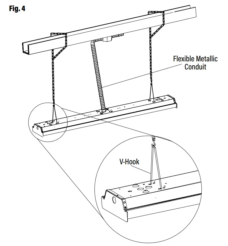PQL-556178WEM LED Spec-Select Wrap Installation illustration