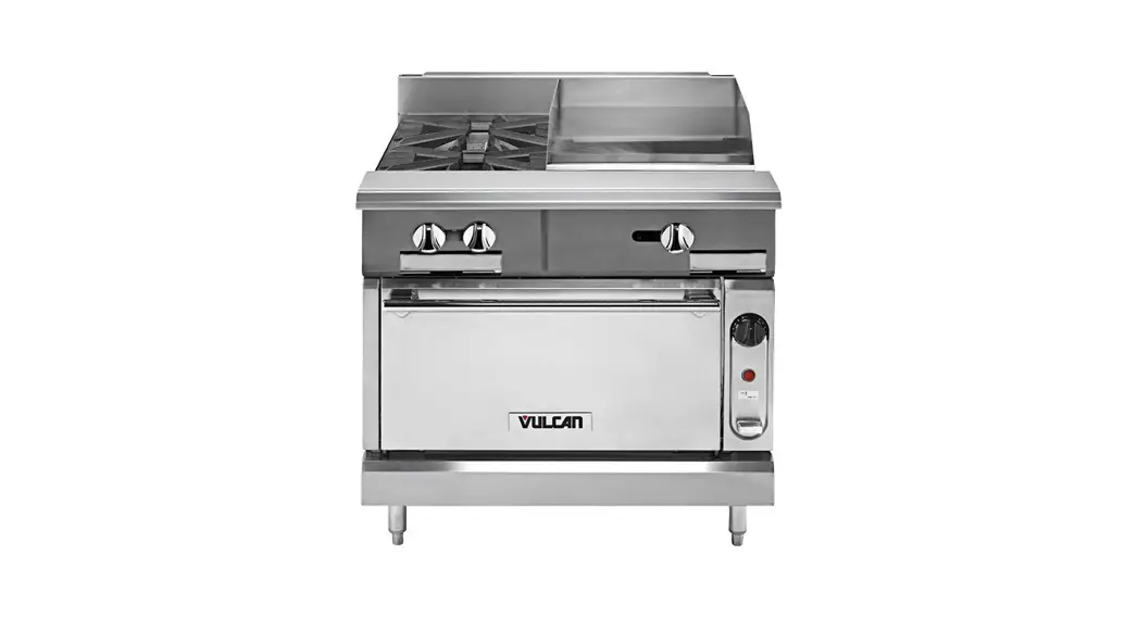 Vulcan V2bg18s V Series 36 Inch 2 Burner Heavy-duty Manual Range User Manual