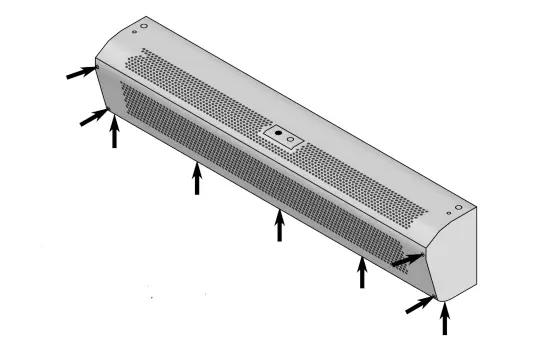 CLAUDGEN CA1309S10 Screen Zone Commercial Air Curtains PRODUCT (18)