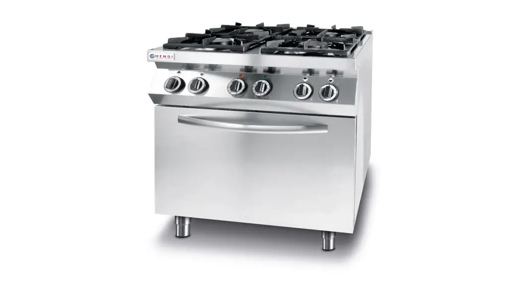 Hendi Gas Cooker Kitchen Line 4 Or 6-burner User Manual