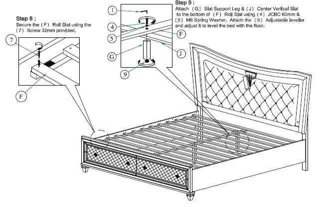 BestQuality-Furniture-9749-VENETIAN-King-Headboard-LED-Light-09