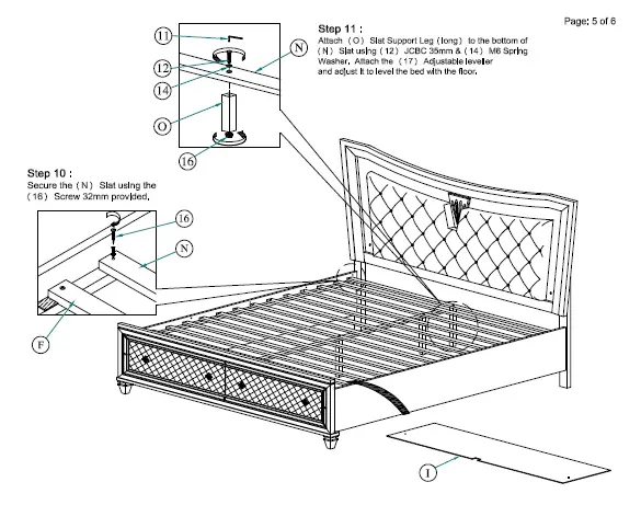 BestQuality-Furniture-9749-VENETIAN-King-Headboard-LED-Light-10