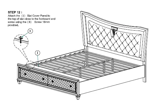 BestQuality-Furniture-9749-VENETIAN-King-Headboard-LED-Light-11