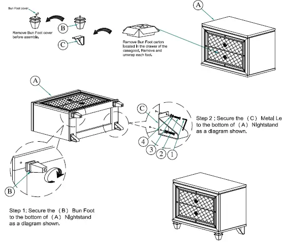 BestQuality-Furniture-9749-VENETIAN-King-Headboard-LED-Light-16