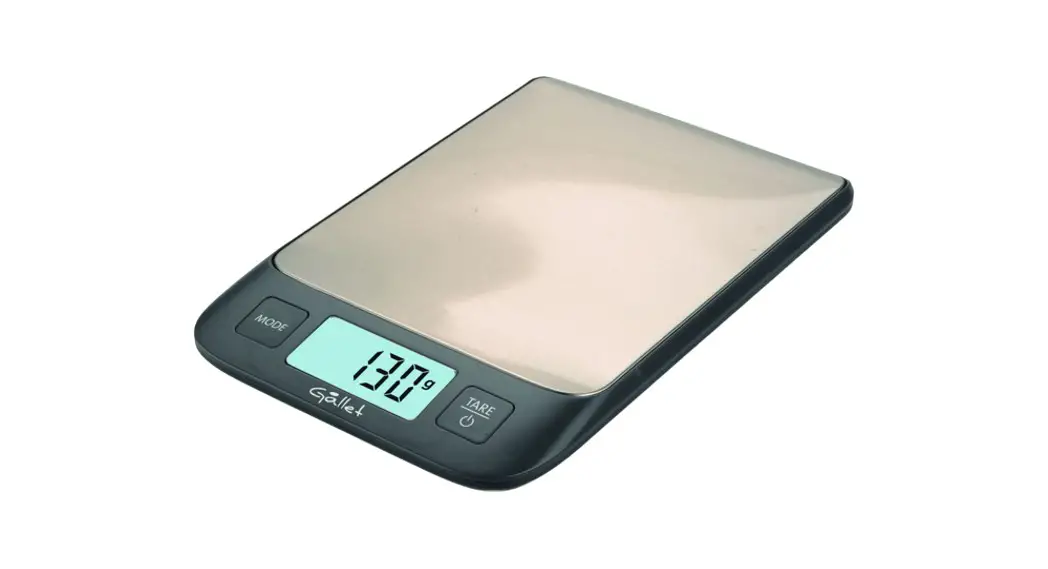 Gallet Galbac 927 Electronic Kitchen Scale Instruction Manual