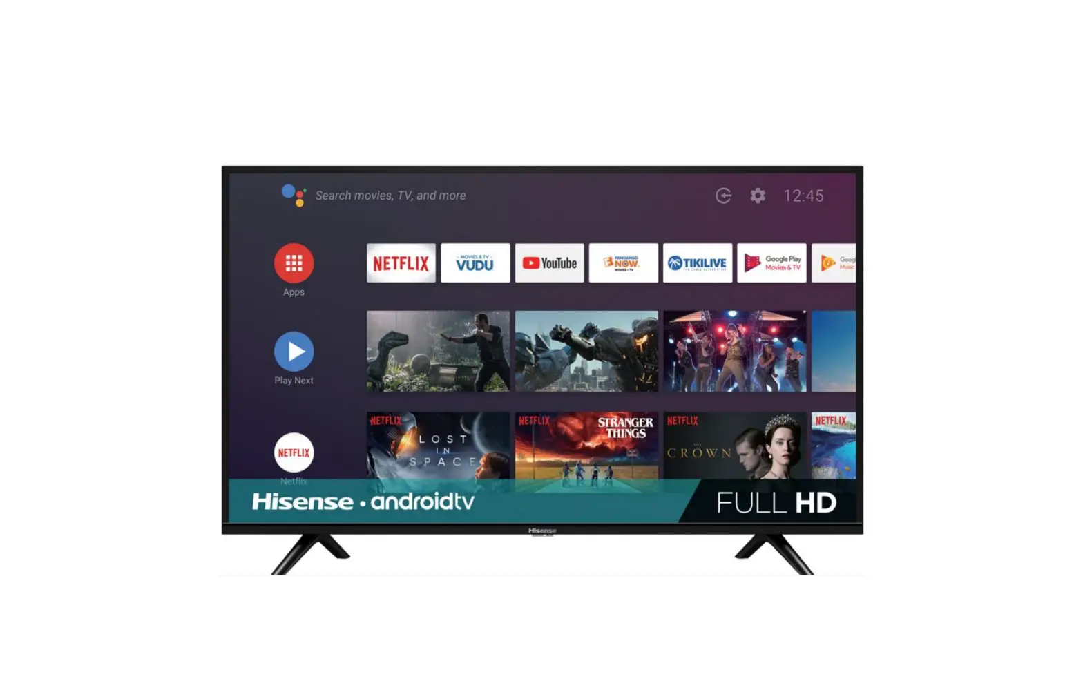 Hisense Android Tv H55 Series Specifications