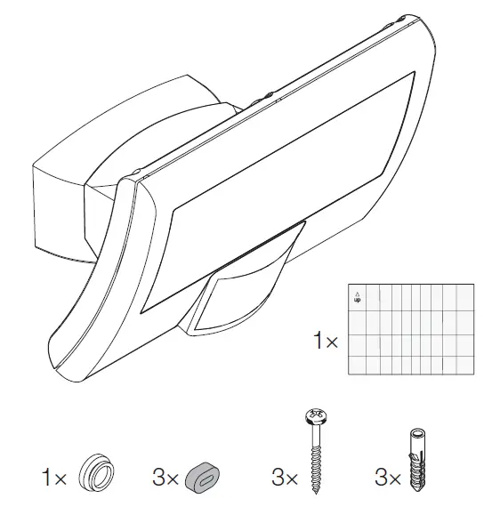 steinel 6015236 XLED Curved Outdoor Spotlight 1