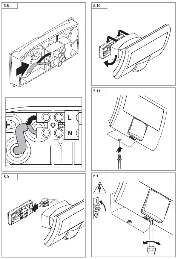 steinel 6015236 XLED Curved Outdoor Spotlight 6