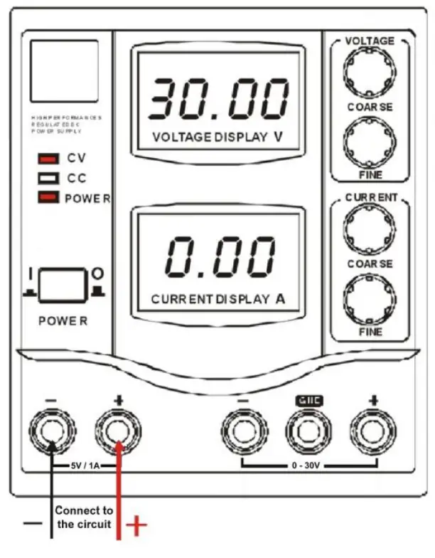 PeakTech 6205 Regulated Laboratory Power Supply - Fixed Voltage Output1