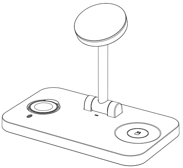 Yostand TMS01 3-In-1 Desktop Wireless Charger