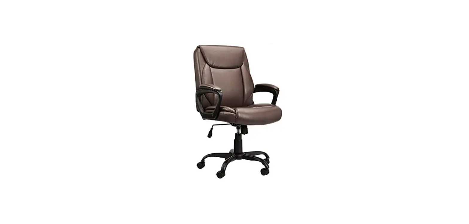 Amazon Basics B081h3y5nw Classic Puresoft Pu Padded Mid Back Office Computer Desk Chair User Manual Amazon Basics B081h3y5nw Classic Puresoft Pu Padded Mid Back Office Computer Desk Chair User Manual
