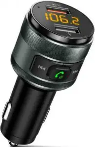 Nulaxy Wireless Handsfree Car Kit h FM Transmitter