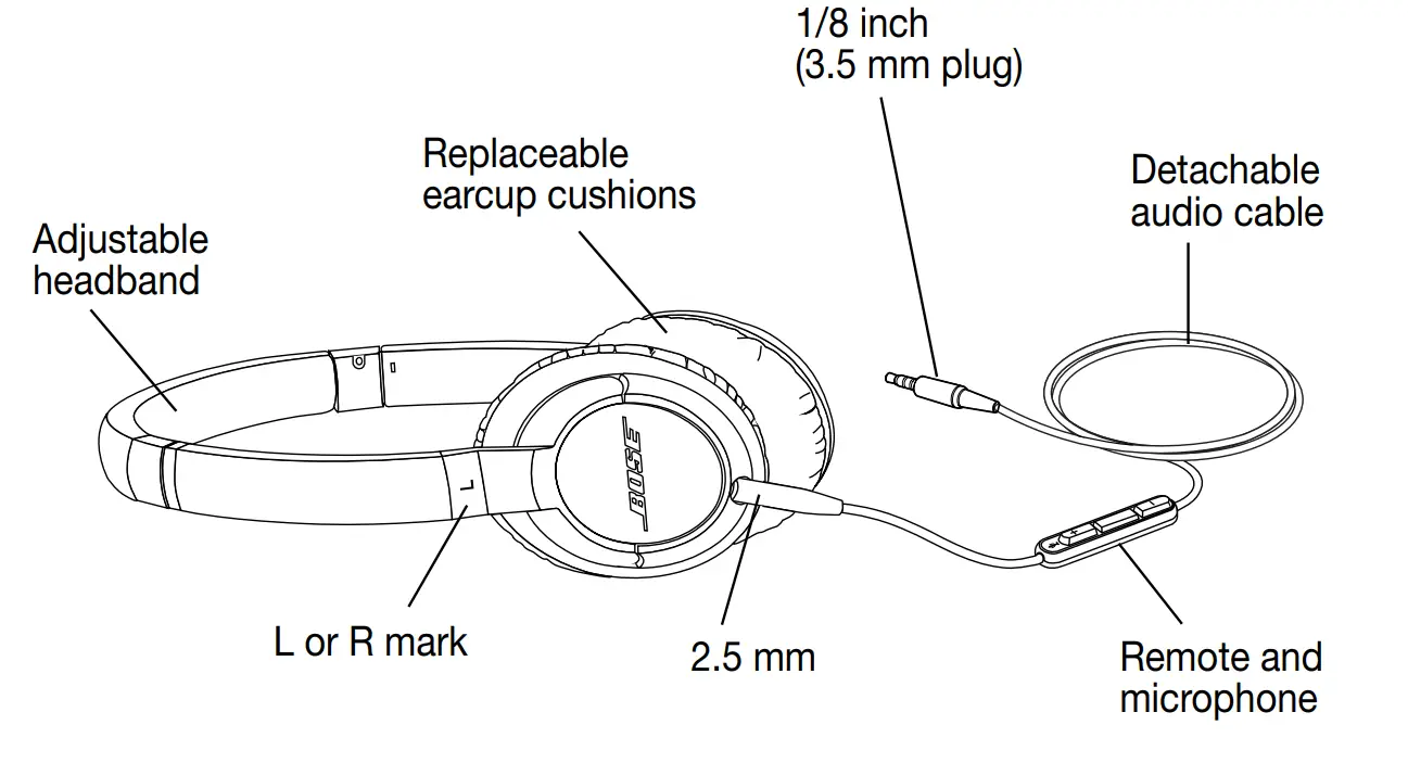 Bose SoundTrue Headphones Around-Ear Style-5