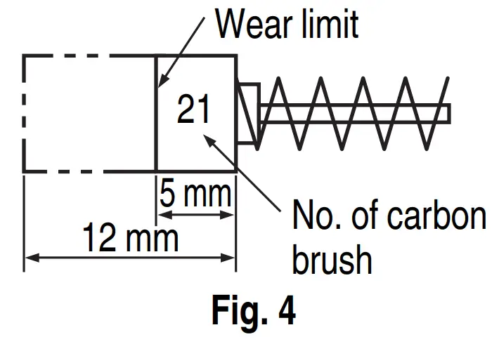 HIKOKI G 10SF5 Disc Grinder fig 6