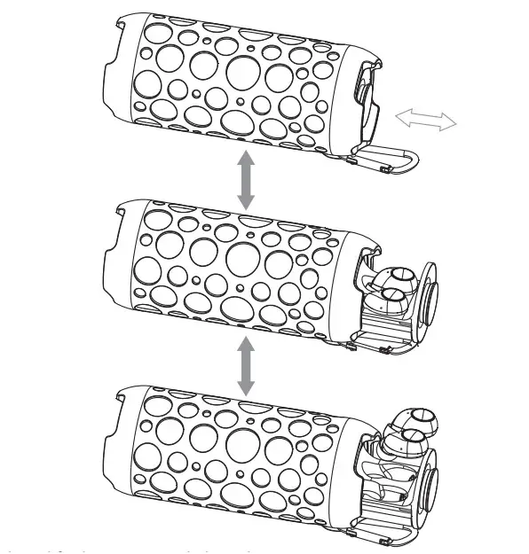 KINGSTAR K045 Wireless Earbuds Bluetooth Speaker - Figure 1