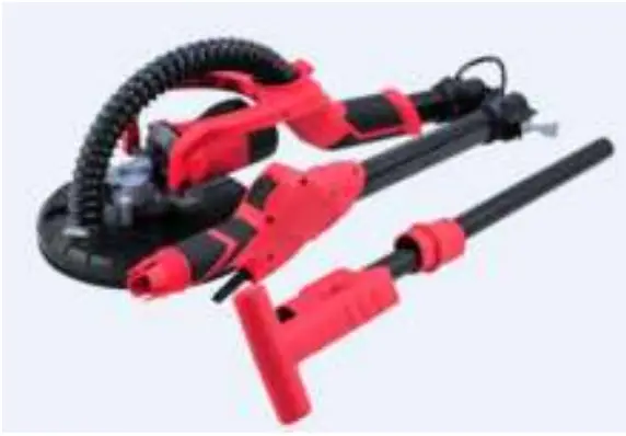 AREBOS AR HE LS700C8 Long Neck Drywall Sander - Description 1