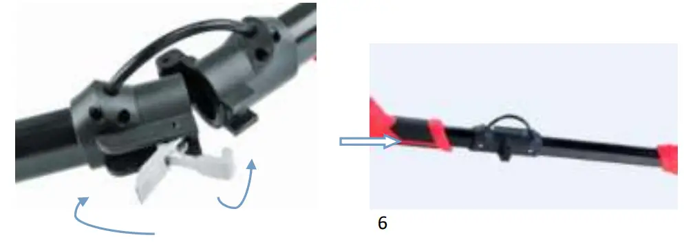 AREBOS AR HE LS700C8 Long Neck Drywall Sander - Description 2