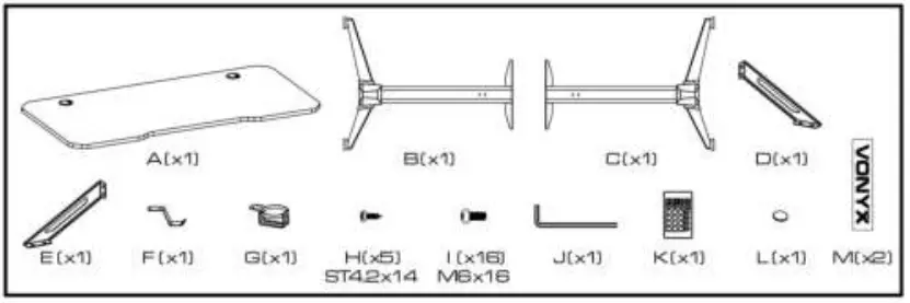 VONYX-DB20-Studio-and-Gaming-Table-with-RGB-Lighting-FIG-1