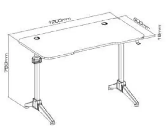 VONYX-DB20-Studio-and-Gaming-Table-with-RGB-Lighting-FIG-8