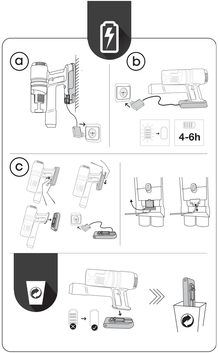 Hisense HVC6464A Cordless Vacuum Cleaner - fig 7