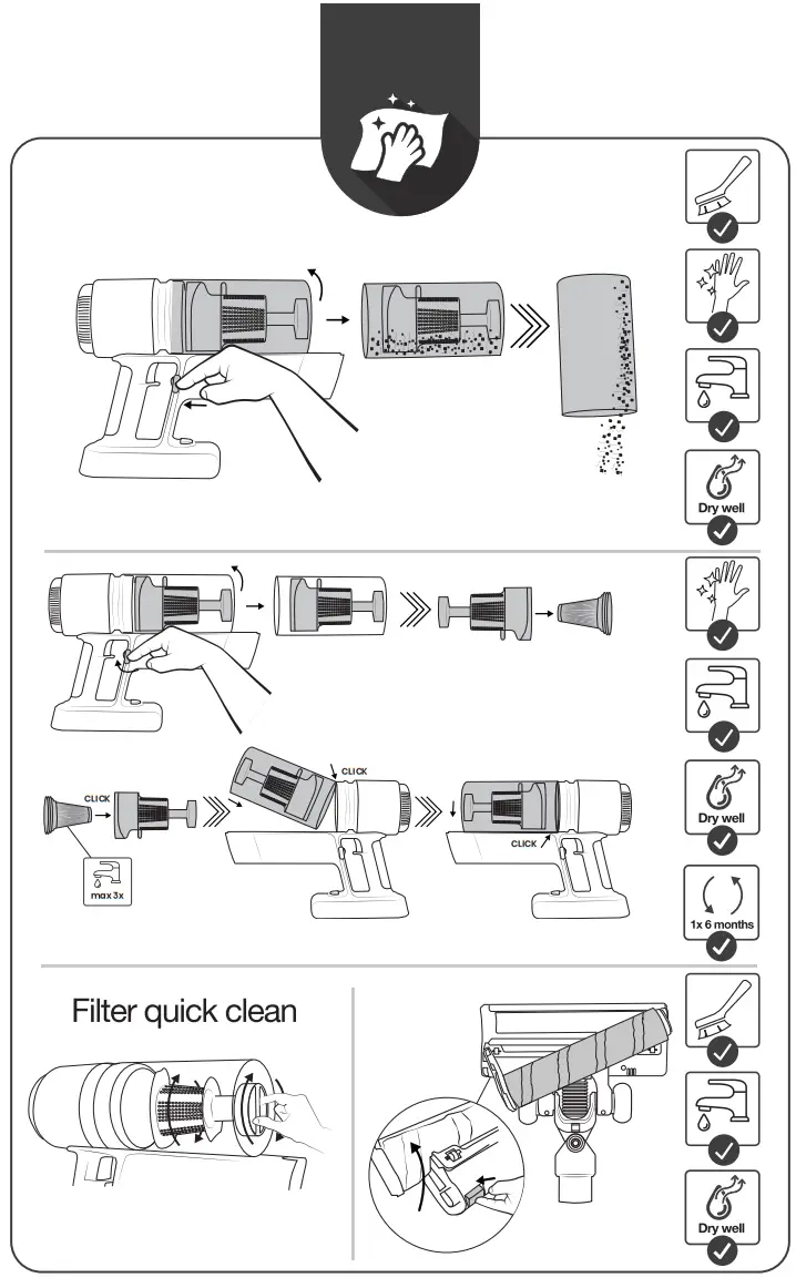 Hisense HVC6464A Cordless Vacuum Cleaner - fig 9