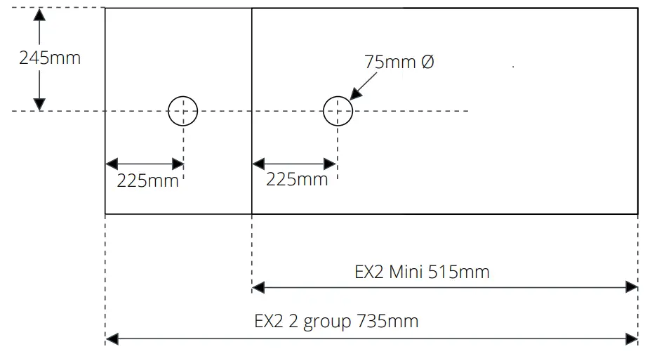 EX2 Install Location requirements
