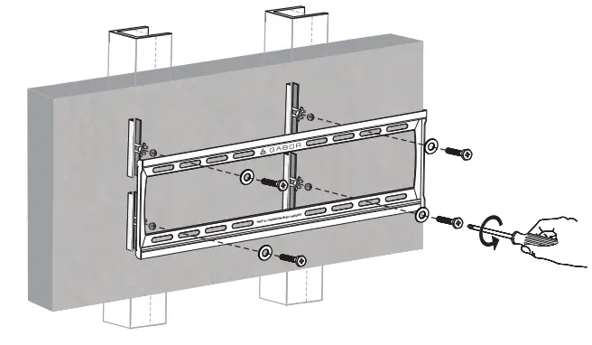GABOR Wall Mount - Metal Studs