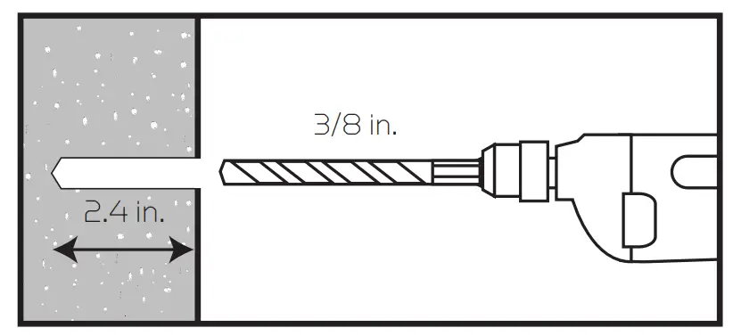 GABOR Wall Mount - from the holes.