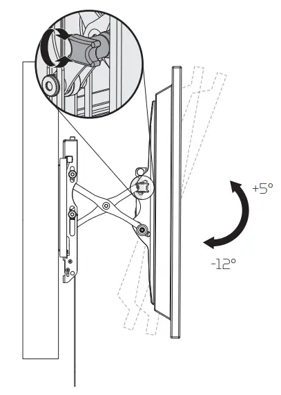 GABOR Wall Mount - from the holes.2