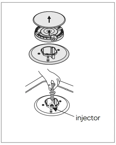 INVENTUM IKG6011RVS Gas Hob Gas Conversion Instructions