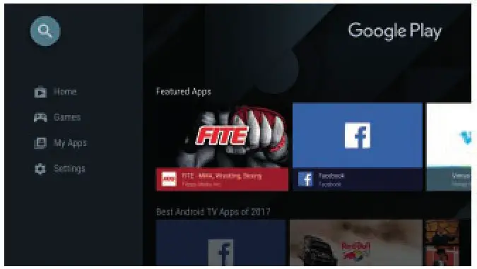 THOMSON THA100 4K Android TV Box Streaming Box - DOWNLOADING APPS 1