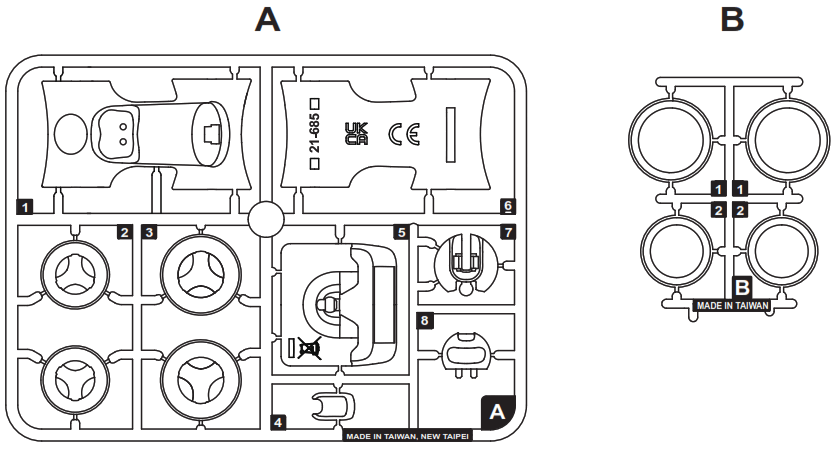 Pro sKit GE 685 Solar Racer Car - Sticker1